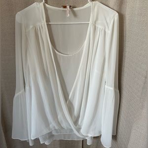 Laundry by Shelli Segal Cloud Dancer White Blouse Women’s Size 12